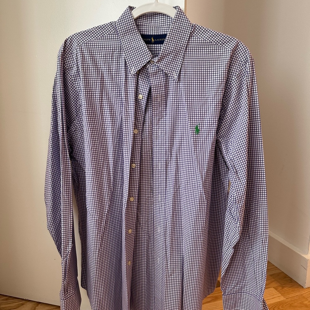 Polo by Ralph Lauren Men's purple Checkered Shirt